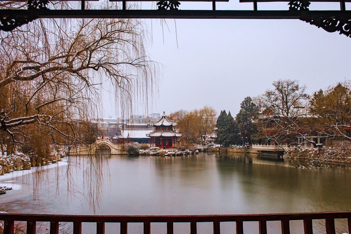 #一张照片一座城#保定●古莲池（雪景）