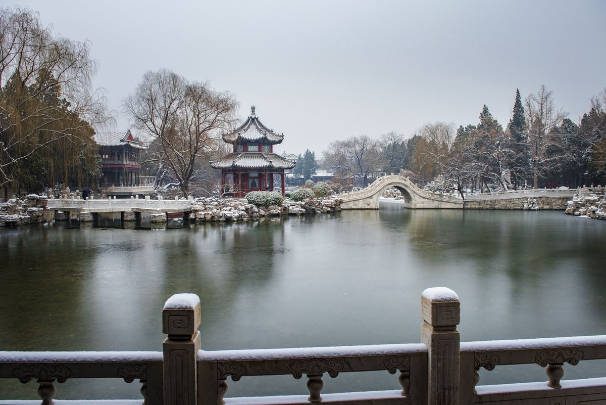 #一张照片一座城#保定●古莲池（雪景）