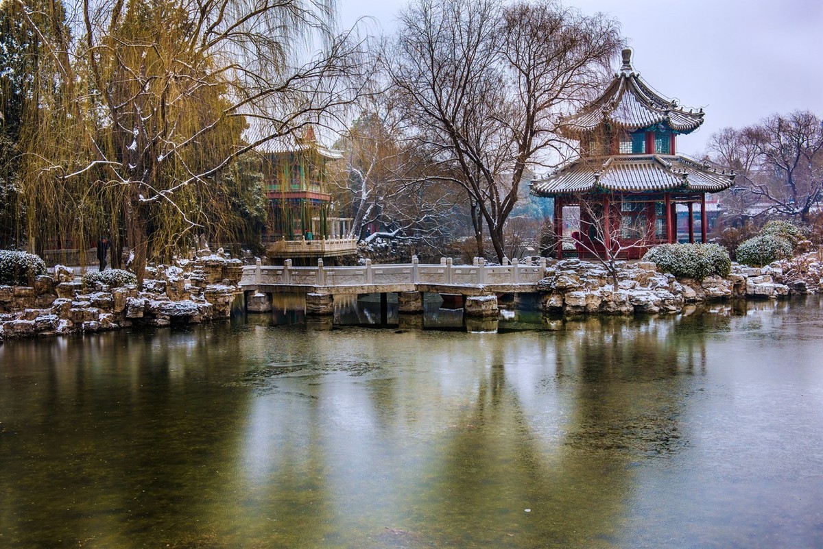#一张照片一座城#保定●古莲池（雪景）
