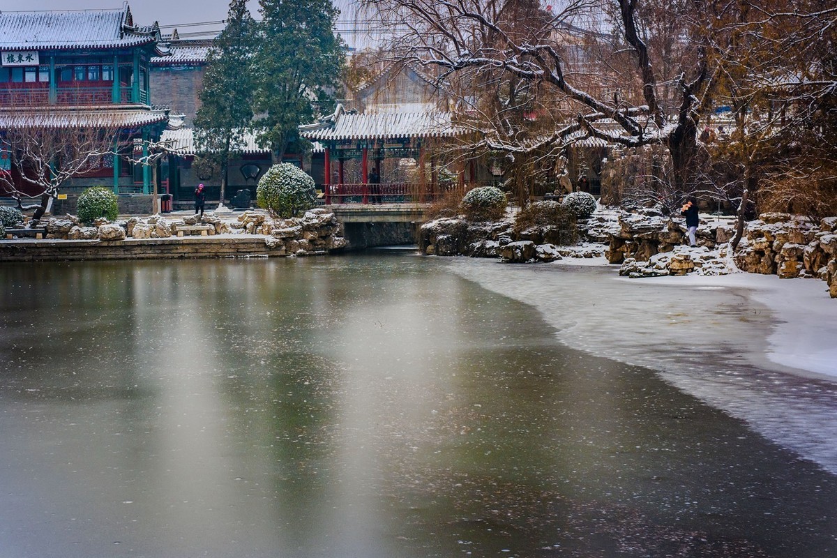 #一张照片一座城#保定●古莲池（雪景）