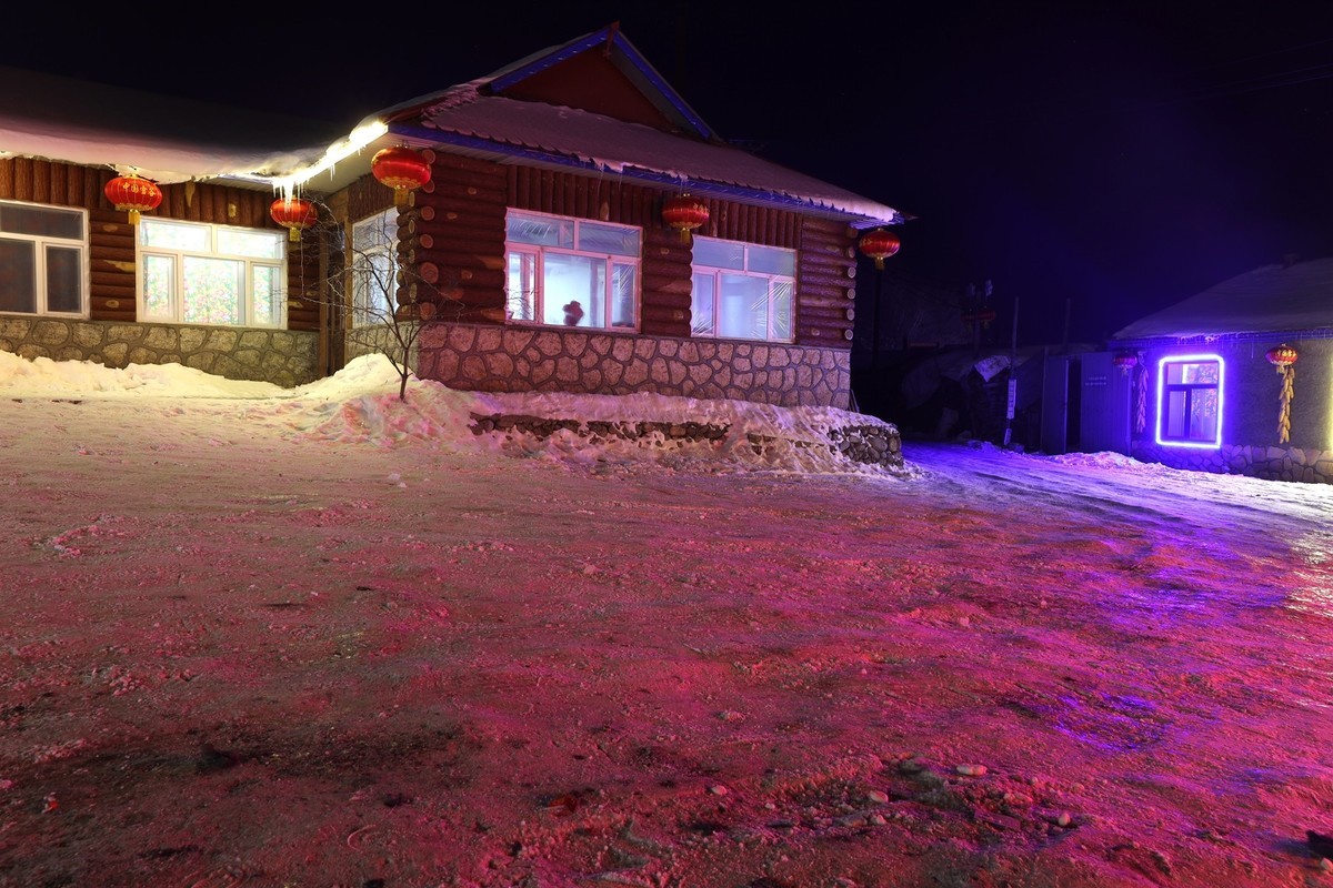 中国雪谷夜民宿4