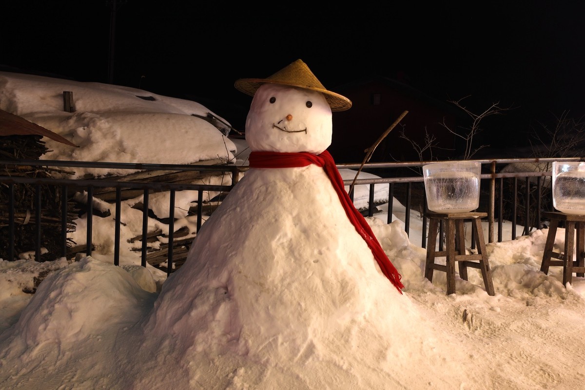 中国雪谷夜民宿4