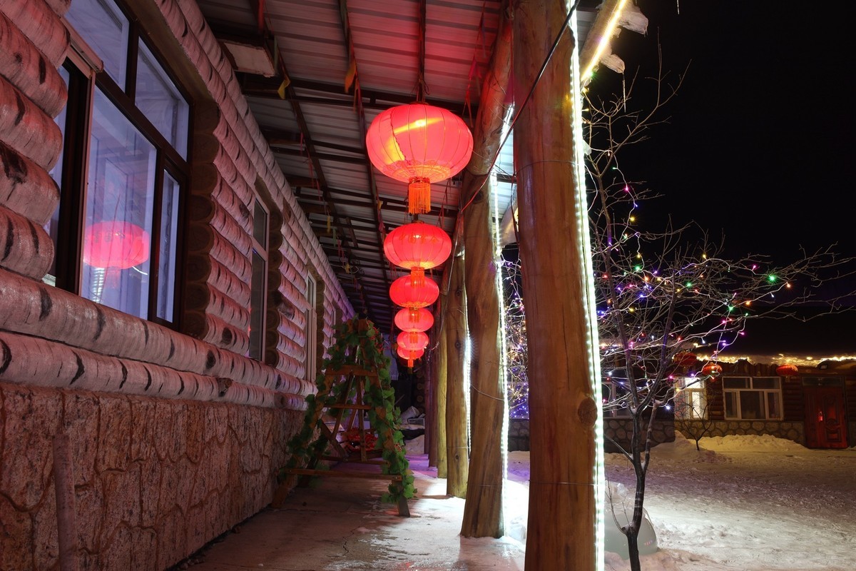 中国雪谷夜民宿4