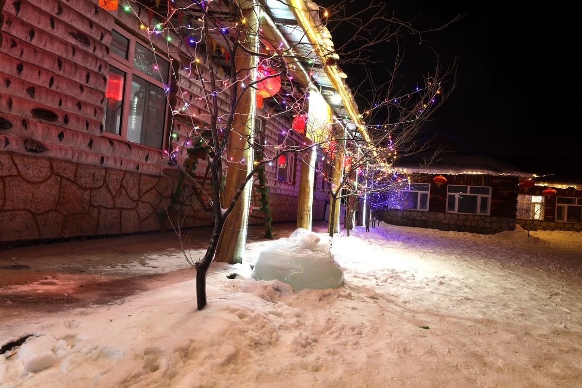 中国雪谷夜民宿4