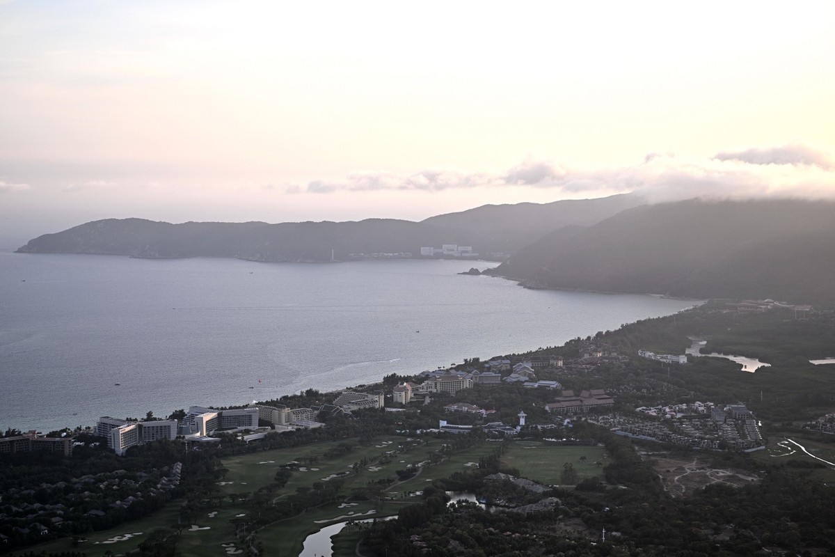 三亚热带雨林公园看风景（A）
