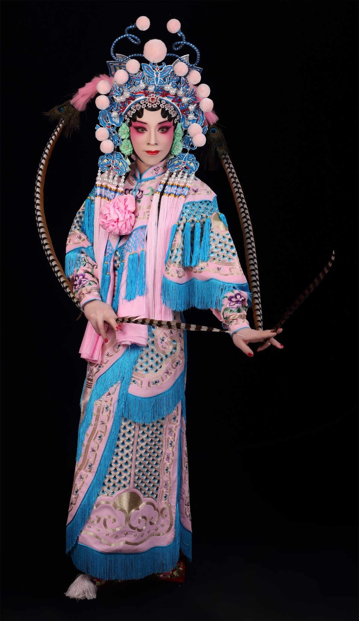 我的京剧照 京剧旦角戏曲人物 武旦刀马旦  扈家庄扈三娘456