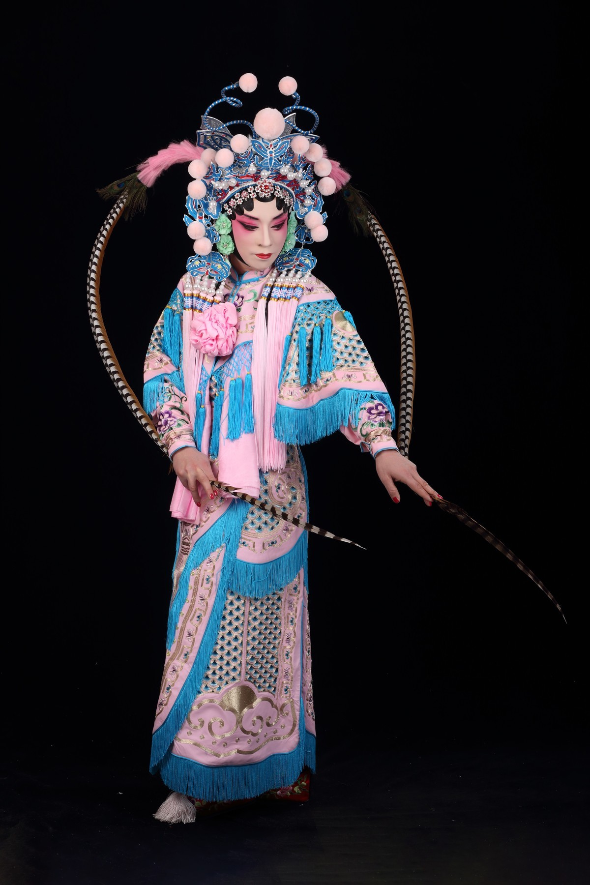 我的京剧照 京剧旦角戏曲人物 武旦刀马旦  扈家庄扈三娘456