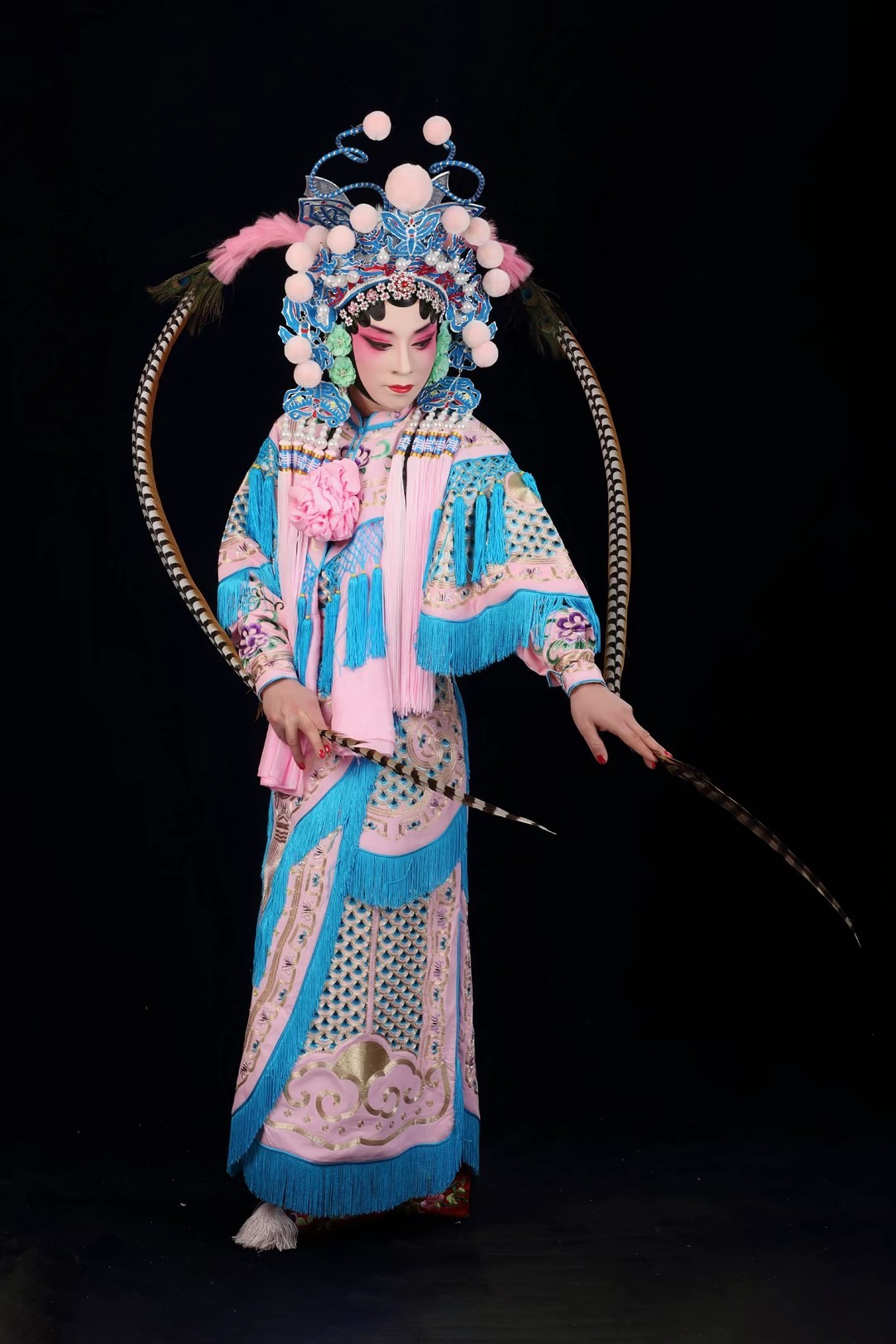 我的京剧照 京剧旦角戏曲人物 武旦刀马旦  扈家庄扈三娘456