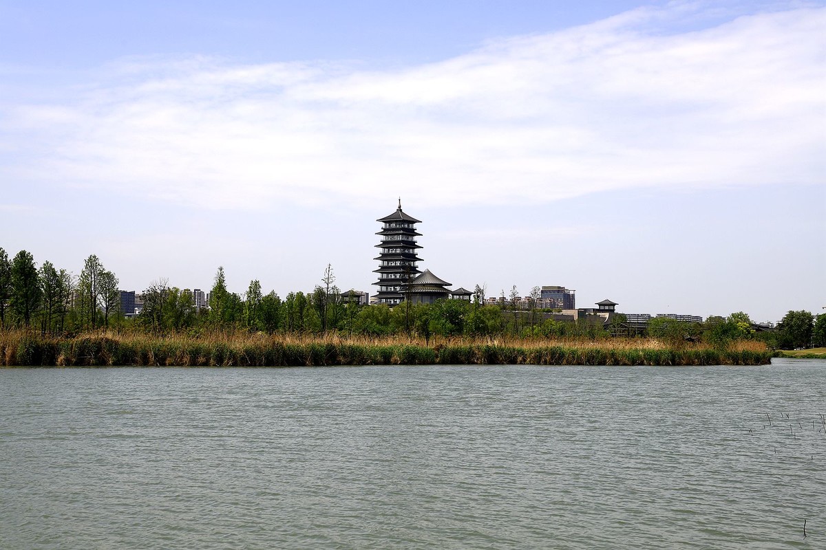 杨州运河三湾湿地公园