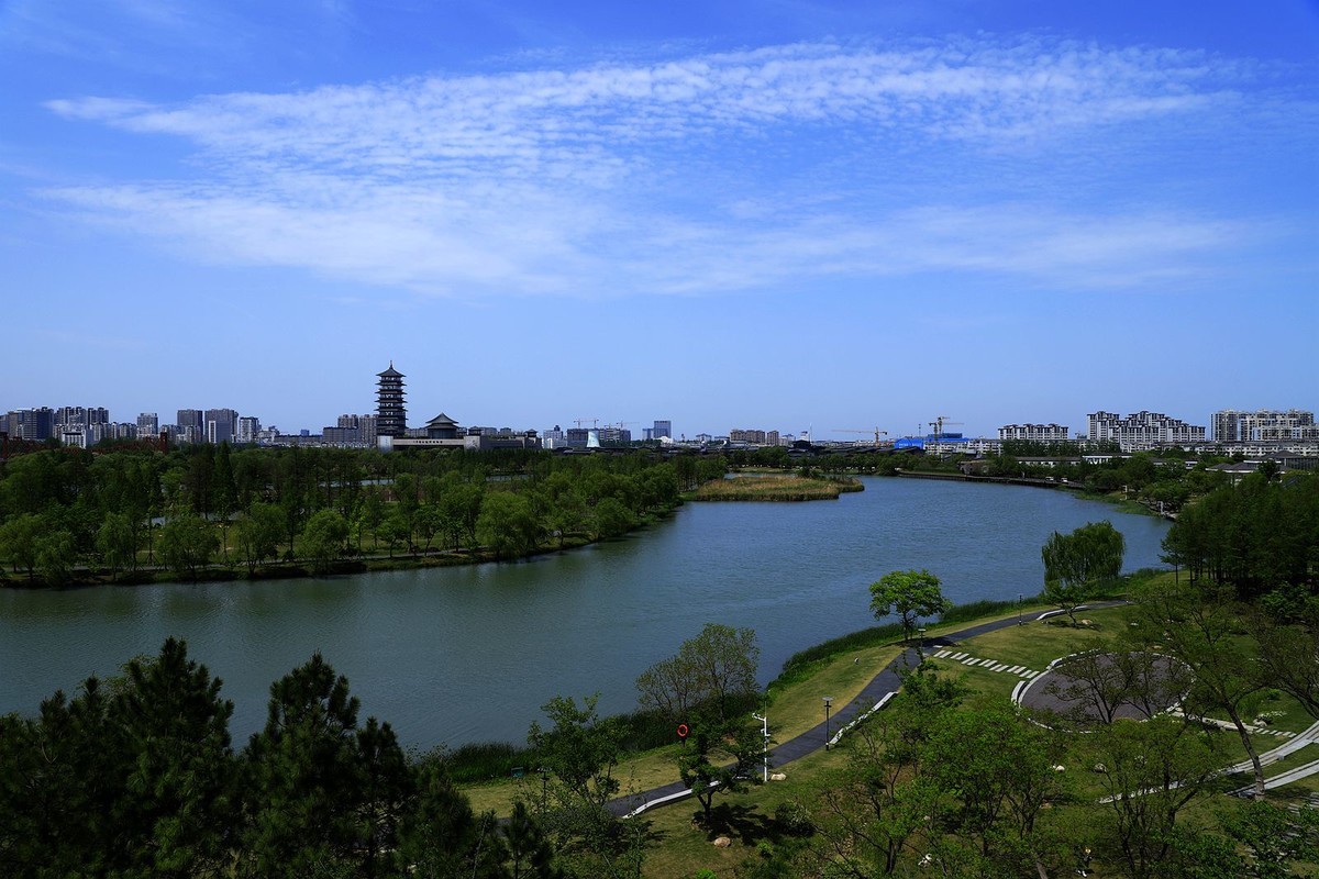 杨州运河三湾湿地公园