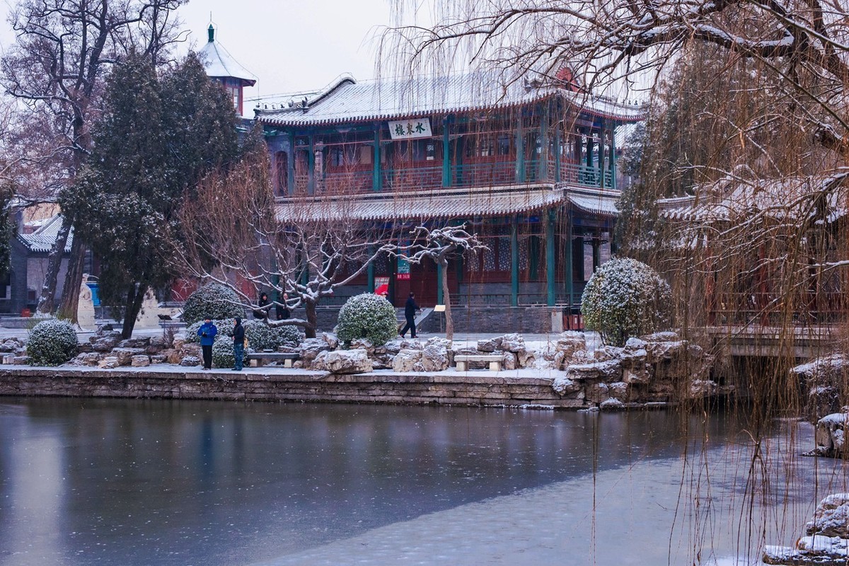 #一张照片一座城#保定●古莲池（雪景）