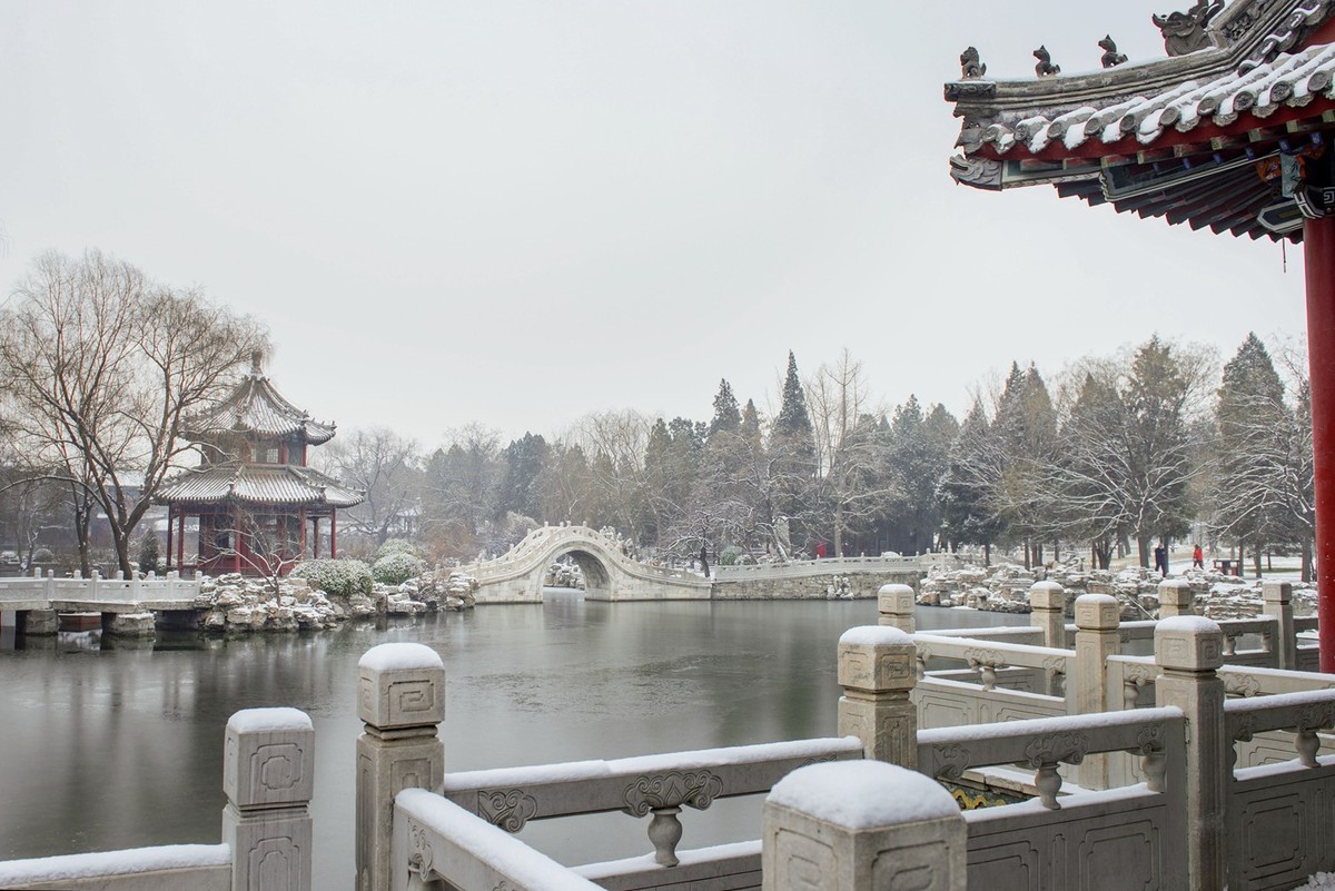 #一张照片一座城#保定●古莲池（雪景）