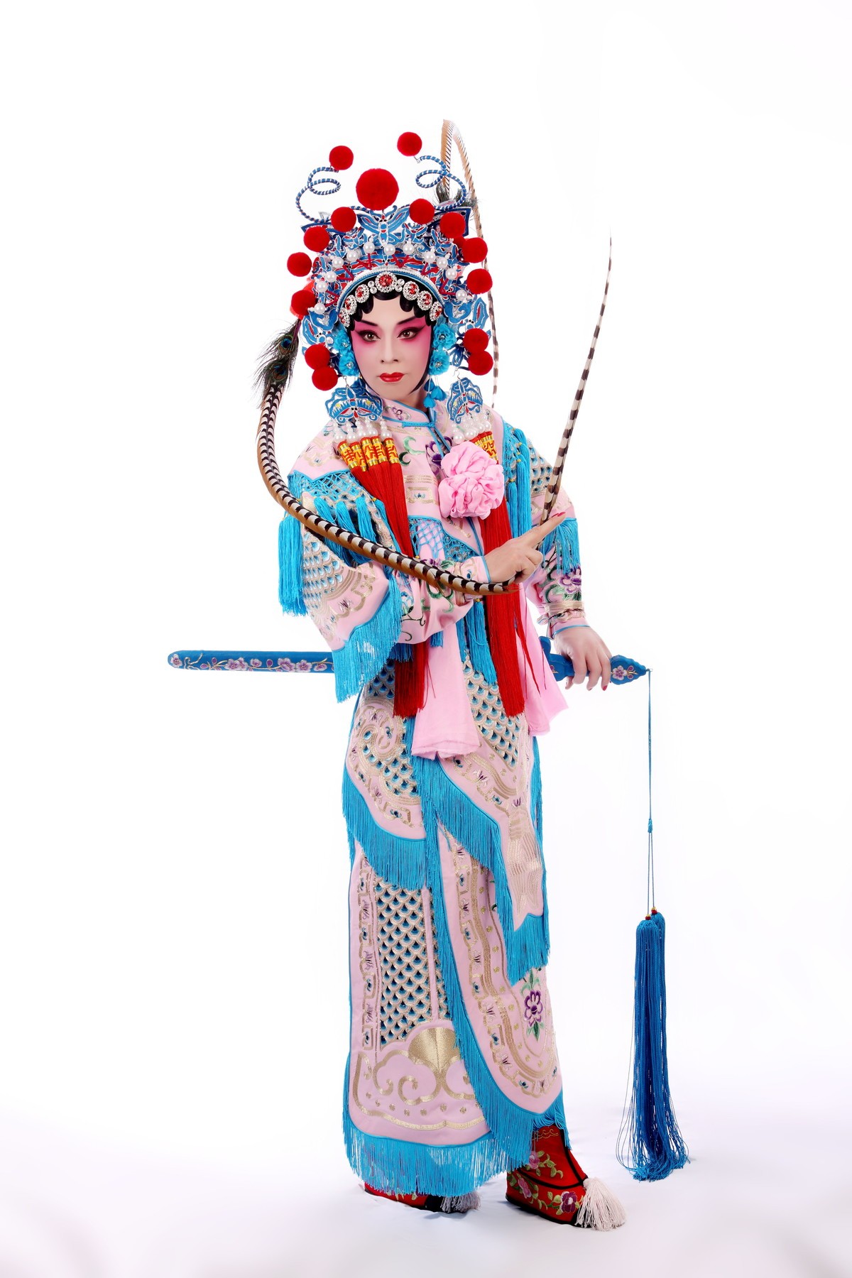 我的京剧照 京剧旦角戏曲人物 武旦刀马旦  扈家庄扈三娘456