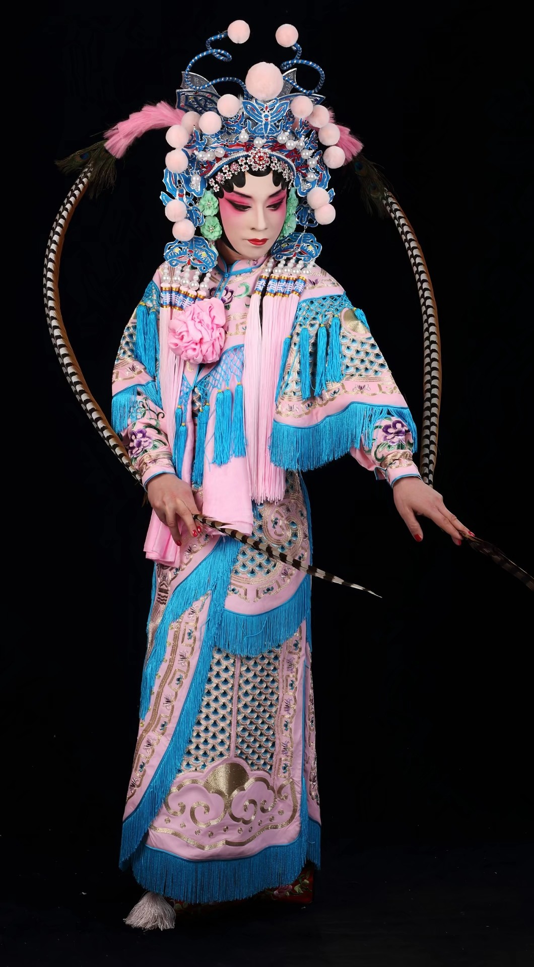 我的京剧照 京剧旦角戏曲人物 武旦刀马旦  扈家庄扈三娘456