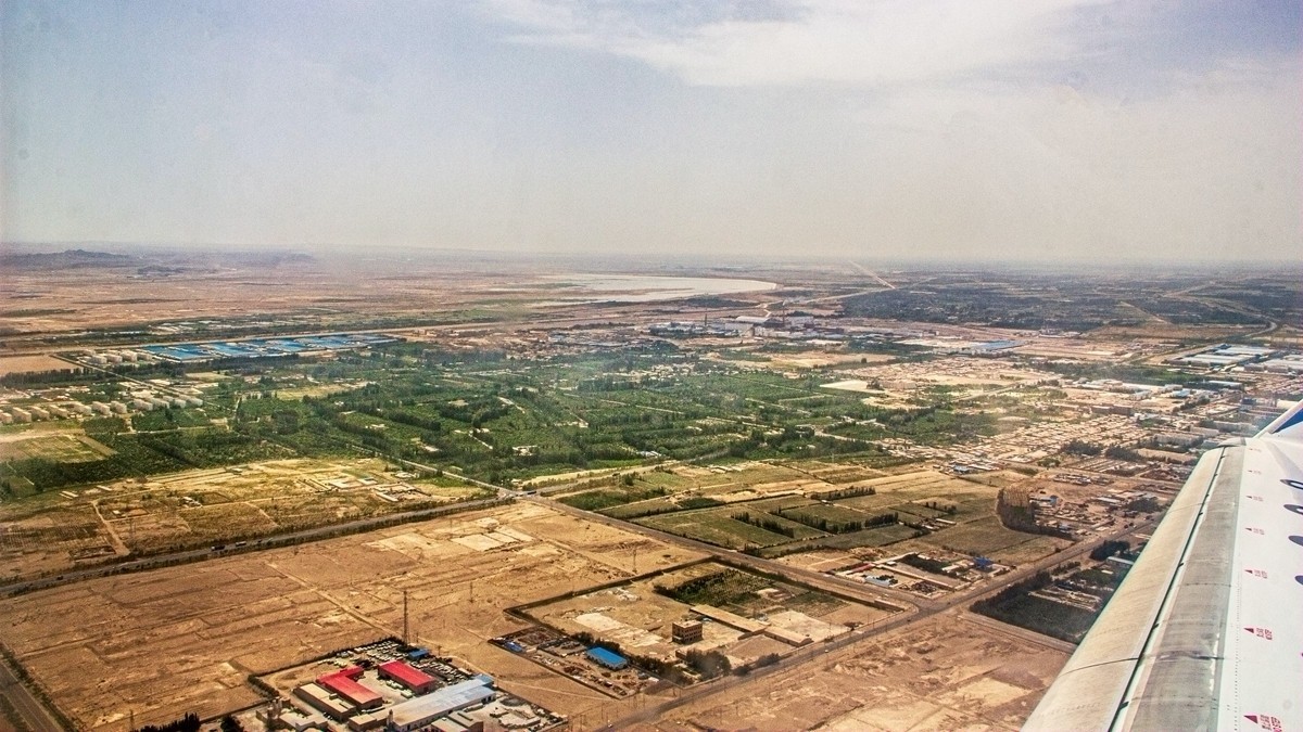 从库尔勒经塔里木到伊宁【2】俯瞰广袤大地