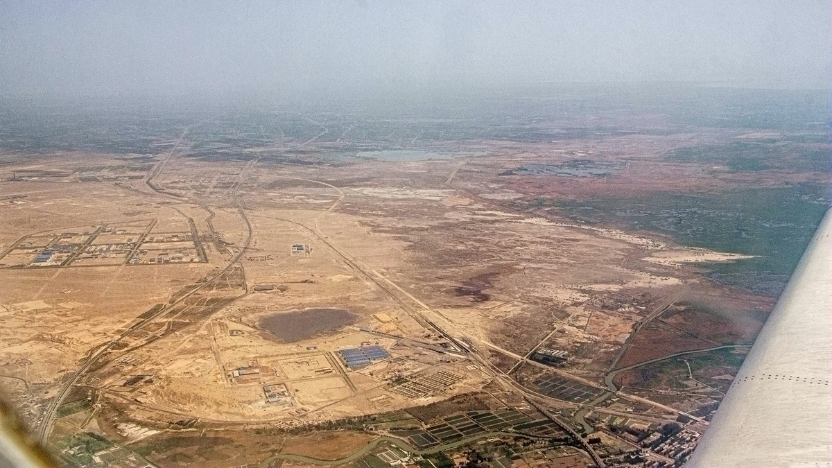 从库尔勒经塔里木到伊宁【2】俯瞰广袤大地