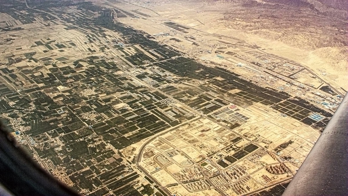 从库尔勒经塔里木到伊宁【2】俯瞰广袤大地