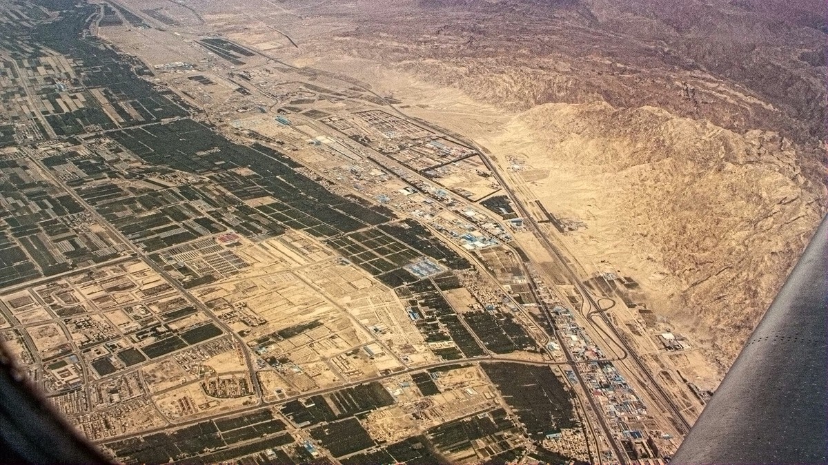 从库尔勒经塔里木到伊宁【2】俯瞰广袤大地