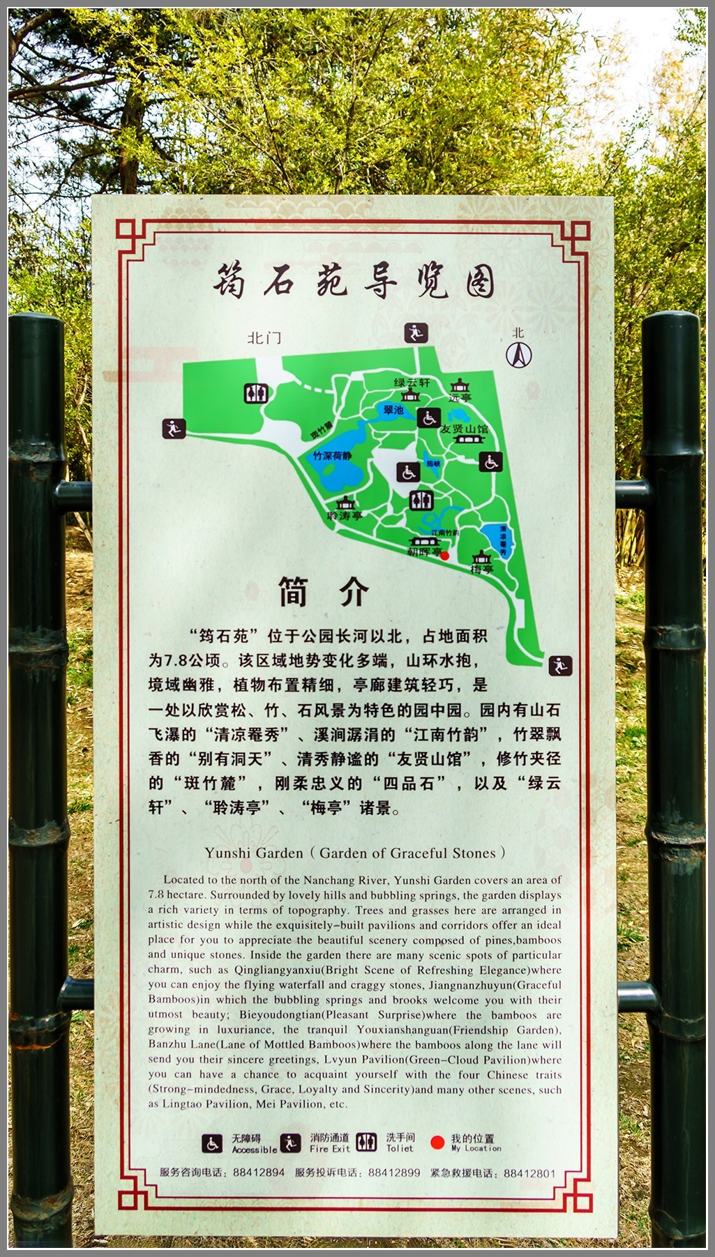 紫竹院筠石苑的初春(上）