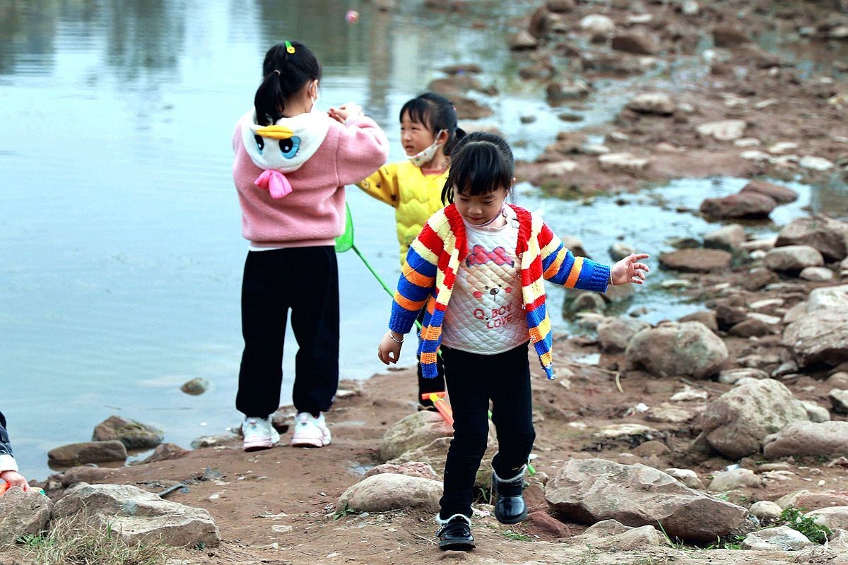 抓拍——开心游园人