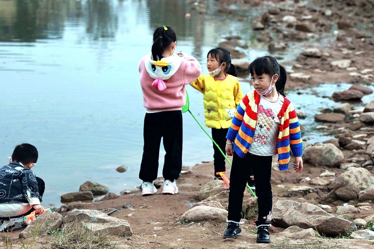 抓拍——开心游园人