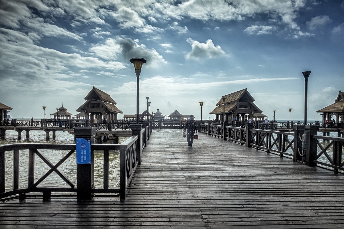 椰子之乡·文昌 · 高隆湾海上栈桥