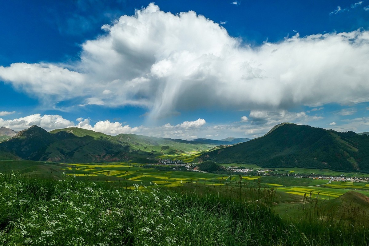 行走在祁连山中-中关村在线摄影论坛