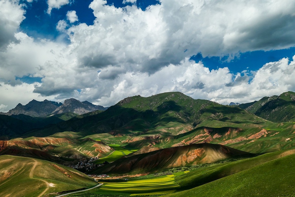 行走在祁连山中-中关村在线摄影论坛
