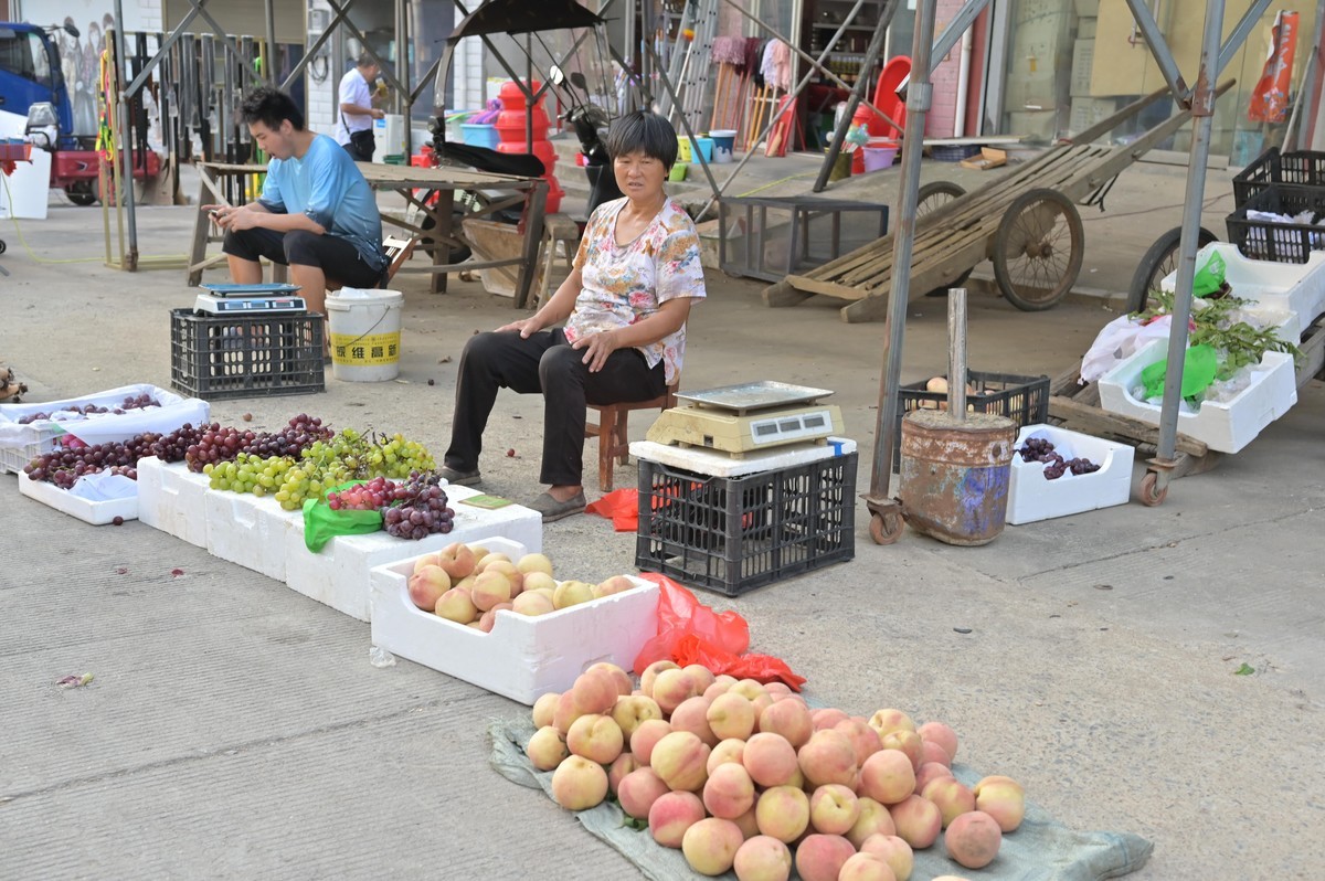 尼康Z40mmF2拍摄夏季农村赶集