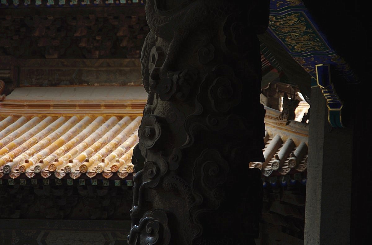 曲阜孔庙里的石雕龙柱-16P