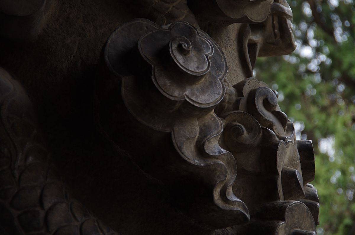 曲阜孔庙里的石雕龙柱-16P