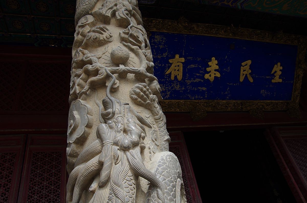 曲阜孔庙里的石雕龙柱-16P