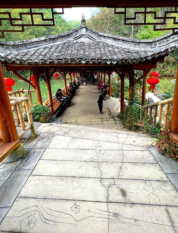 《不老松：纪实摄影》手机片：西递景！ (1)木坑 村秀女湖！