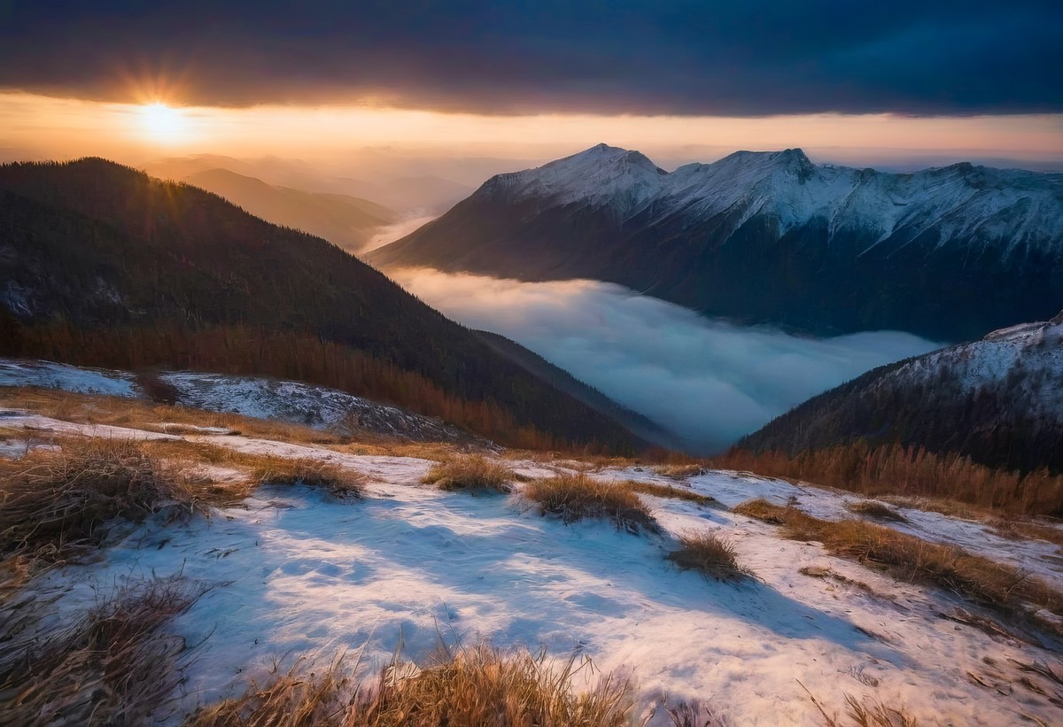 大自然的绝美画卷宛若仙境