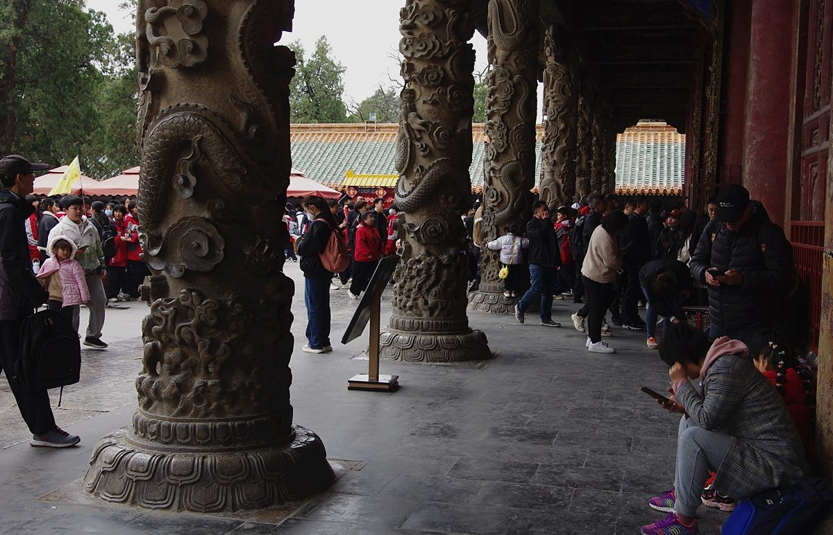 曲阜孔庙里的石雕龙柱-16P