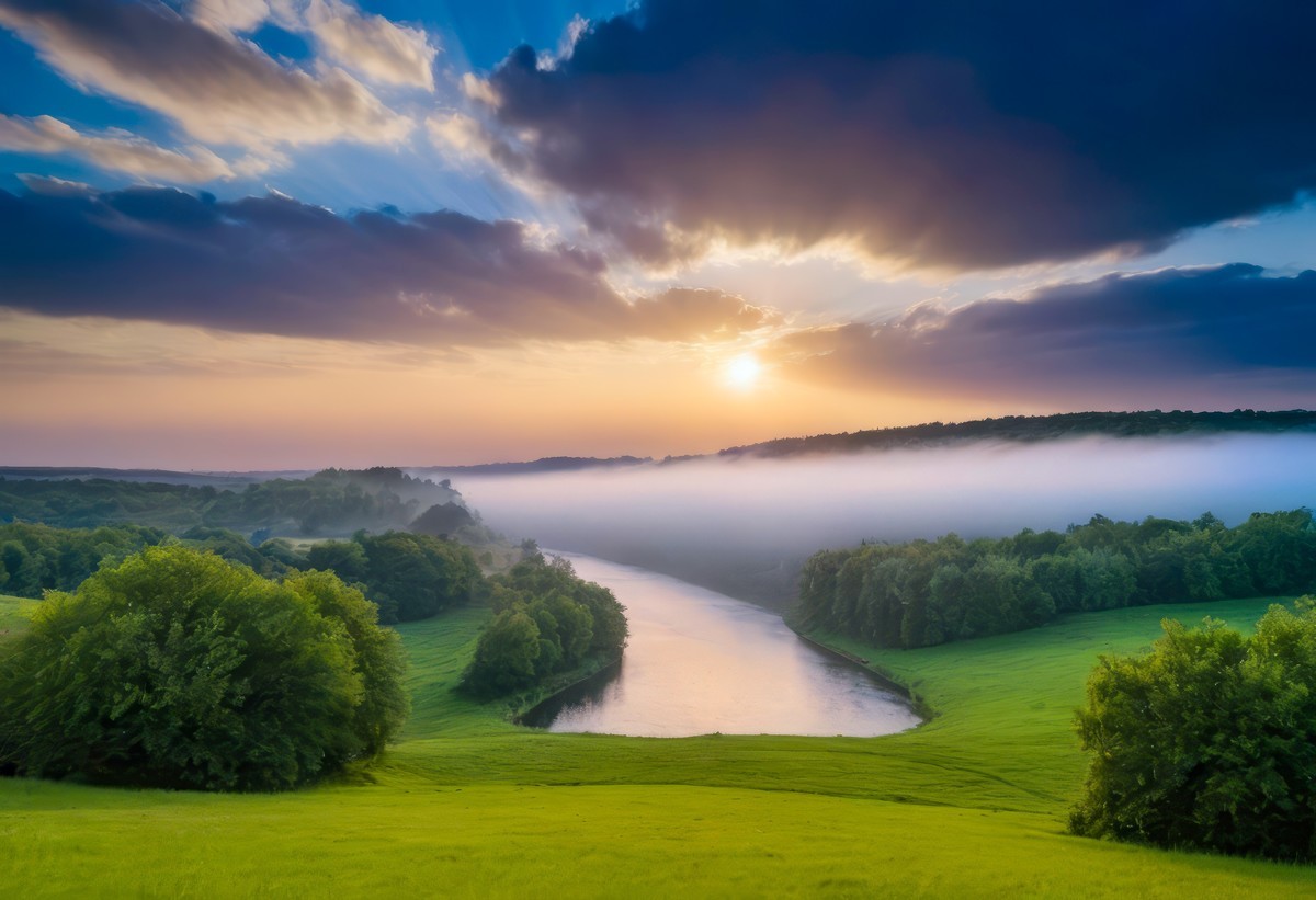 大自然的绝美画卷宛若仙境