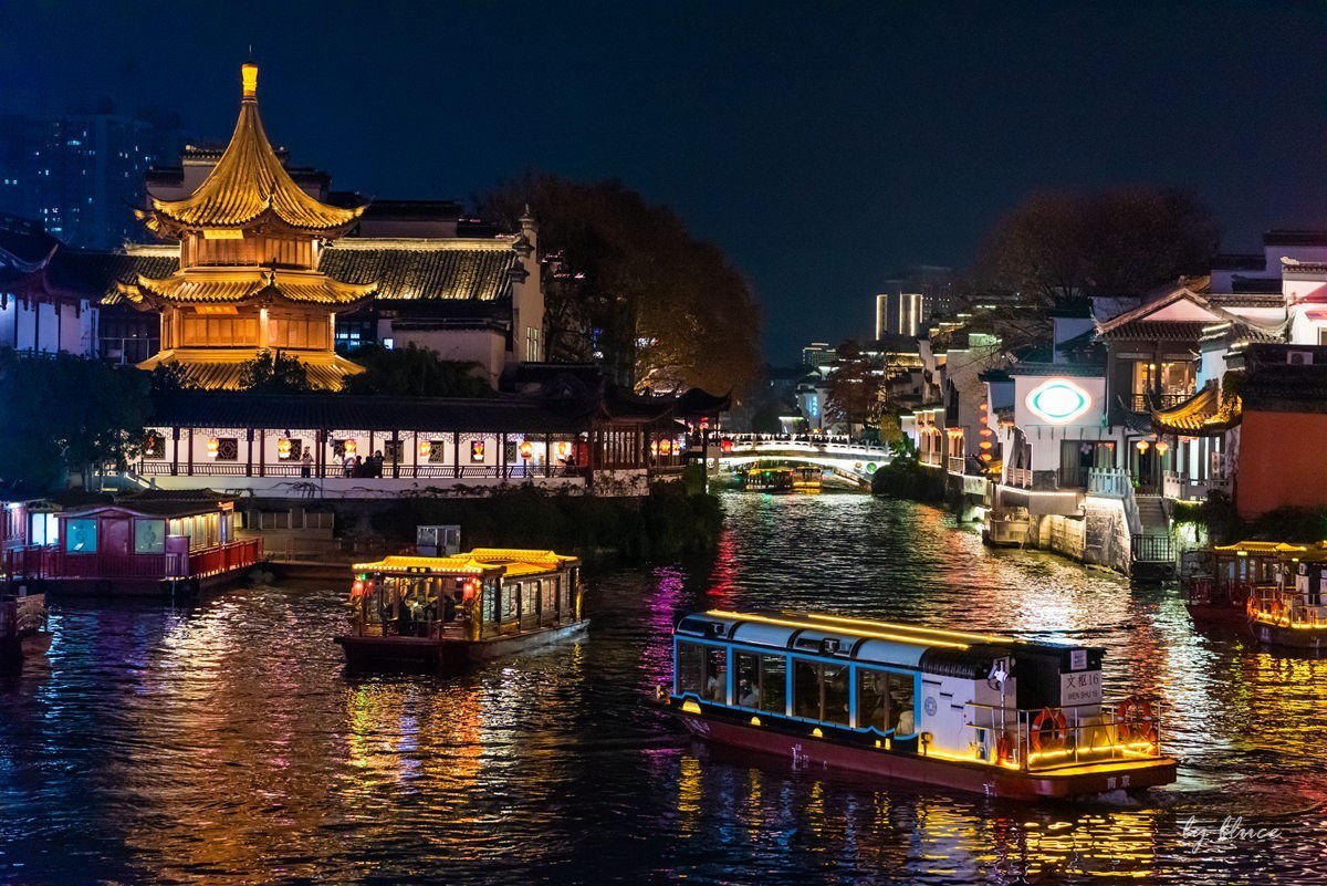 夜游秦淮夫子庙