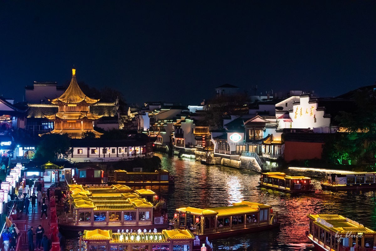 夜游秦淮夫子庙