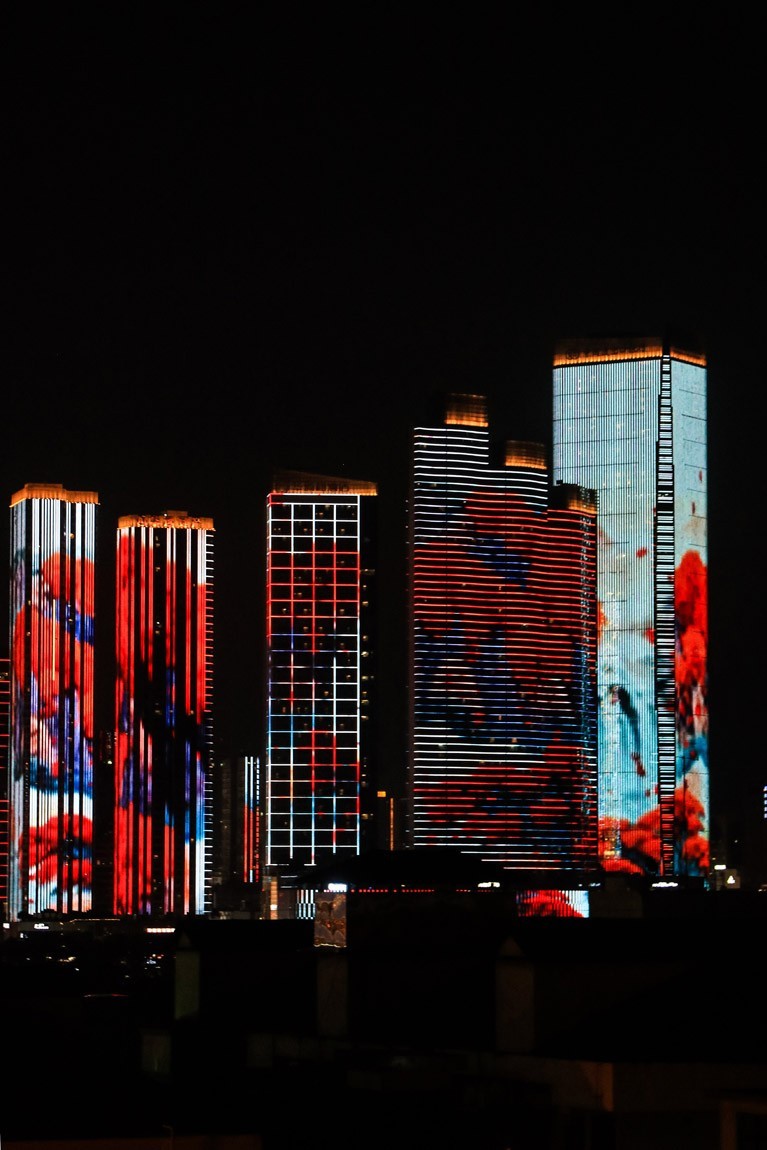 东南五省游之三十三——长沙湘江夜色