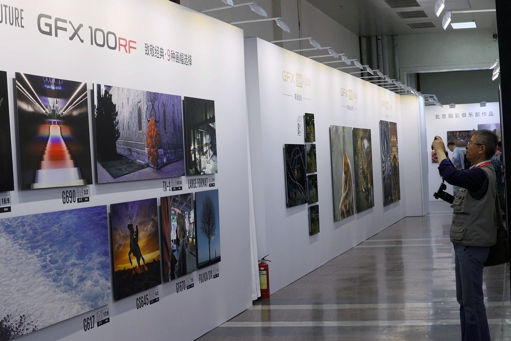 摄影器材展现场