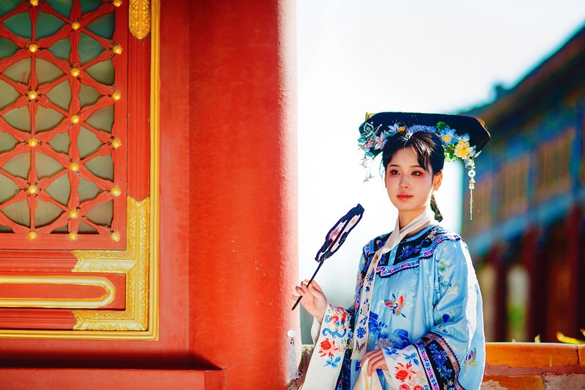 使用反光板的人像