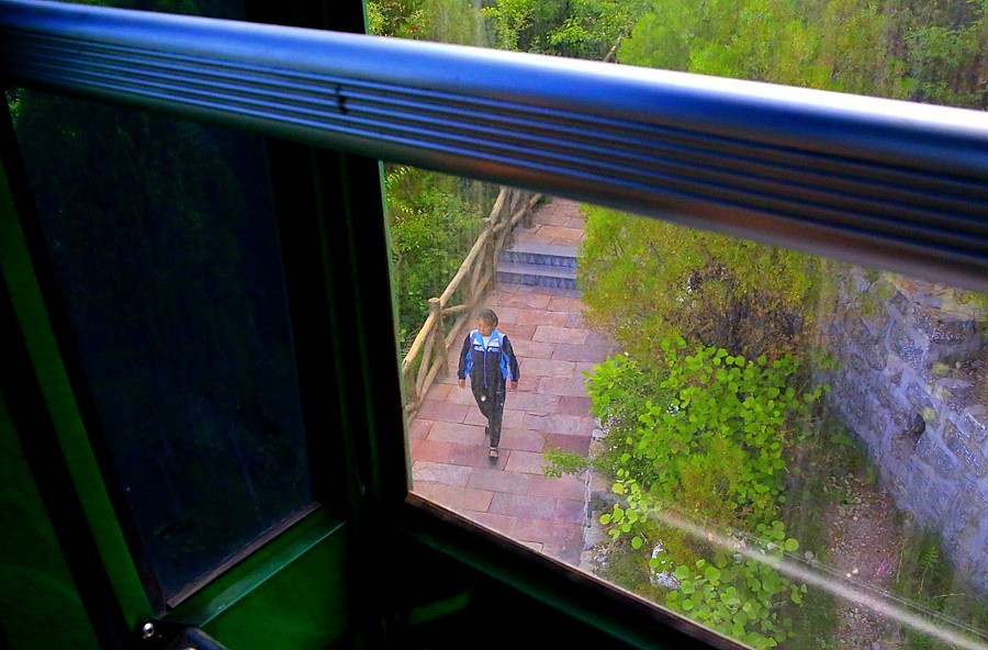 《不老松：纪实摄影》【大好河山系列报導】媧皇宫 (5)翻三座山顶的索道！