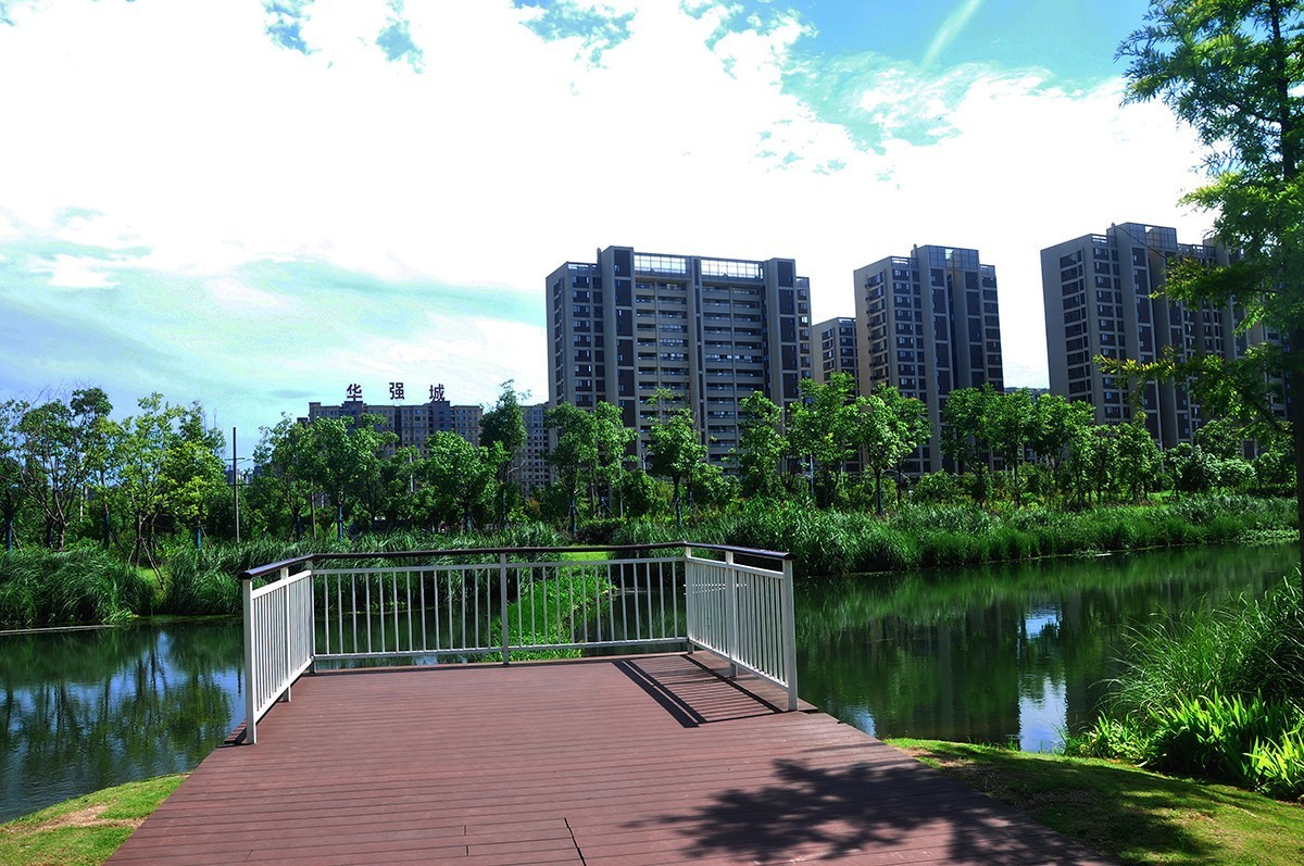 夏空流云（江东生态湿地公园）