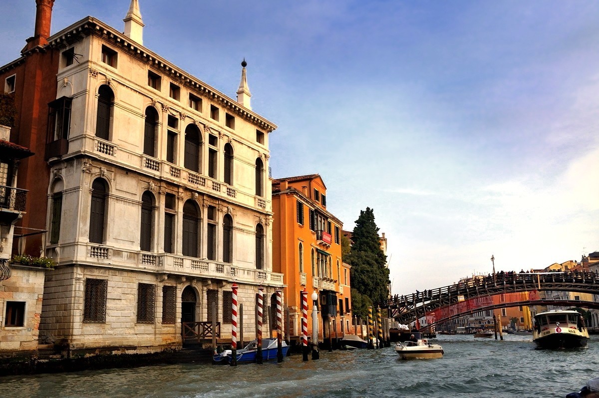 夕阳下的威尼斯水城