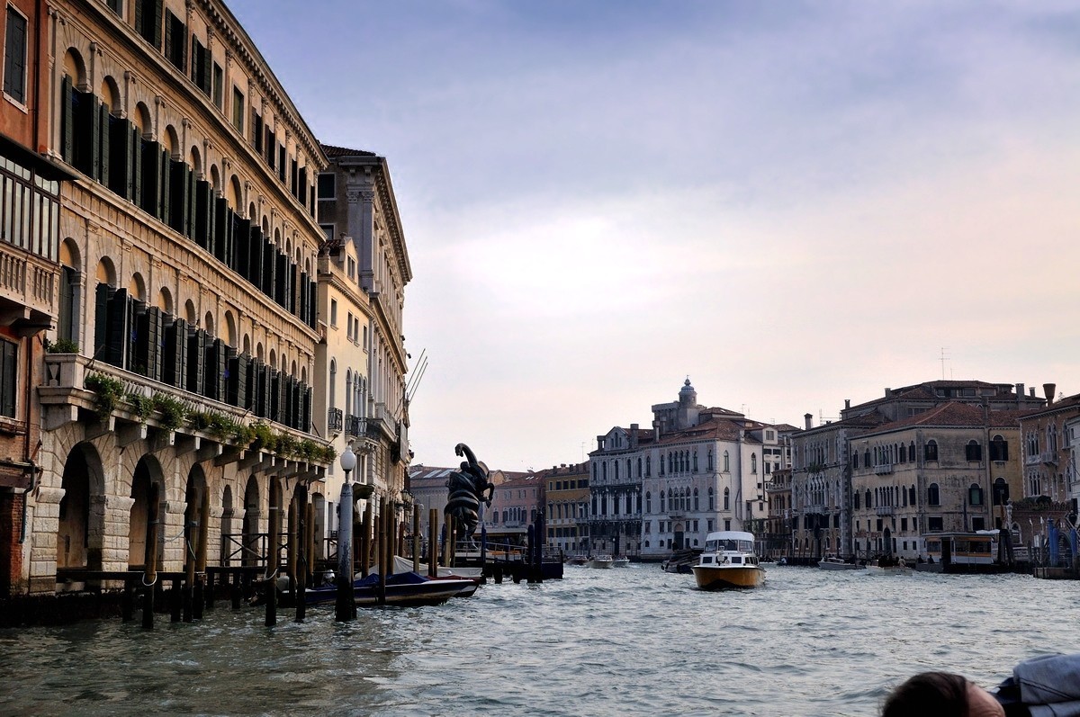 夕阳下的威尼斯水城