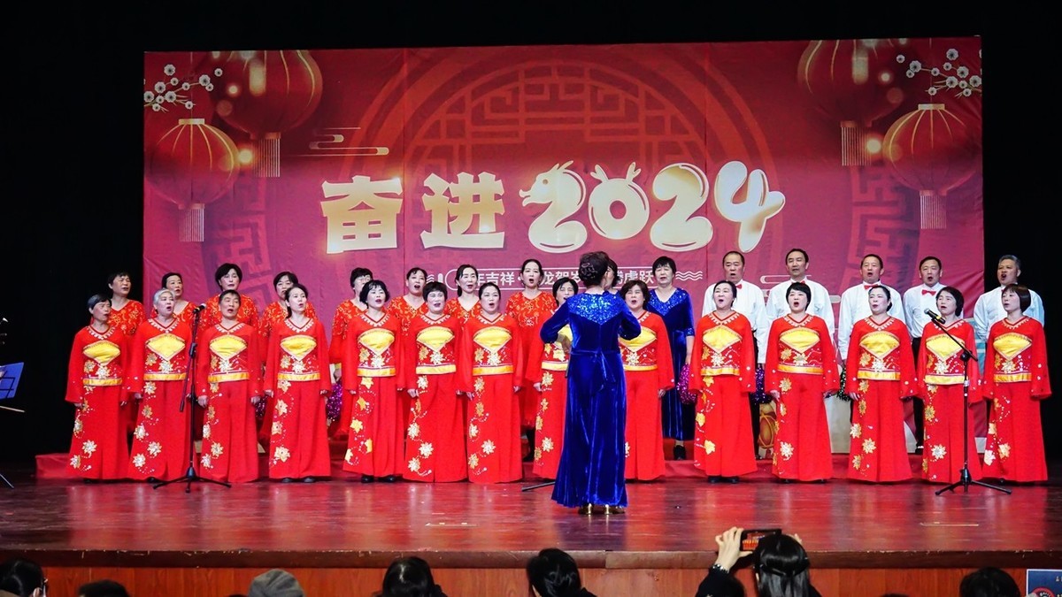 社区迎新年联欢会（一）