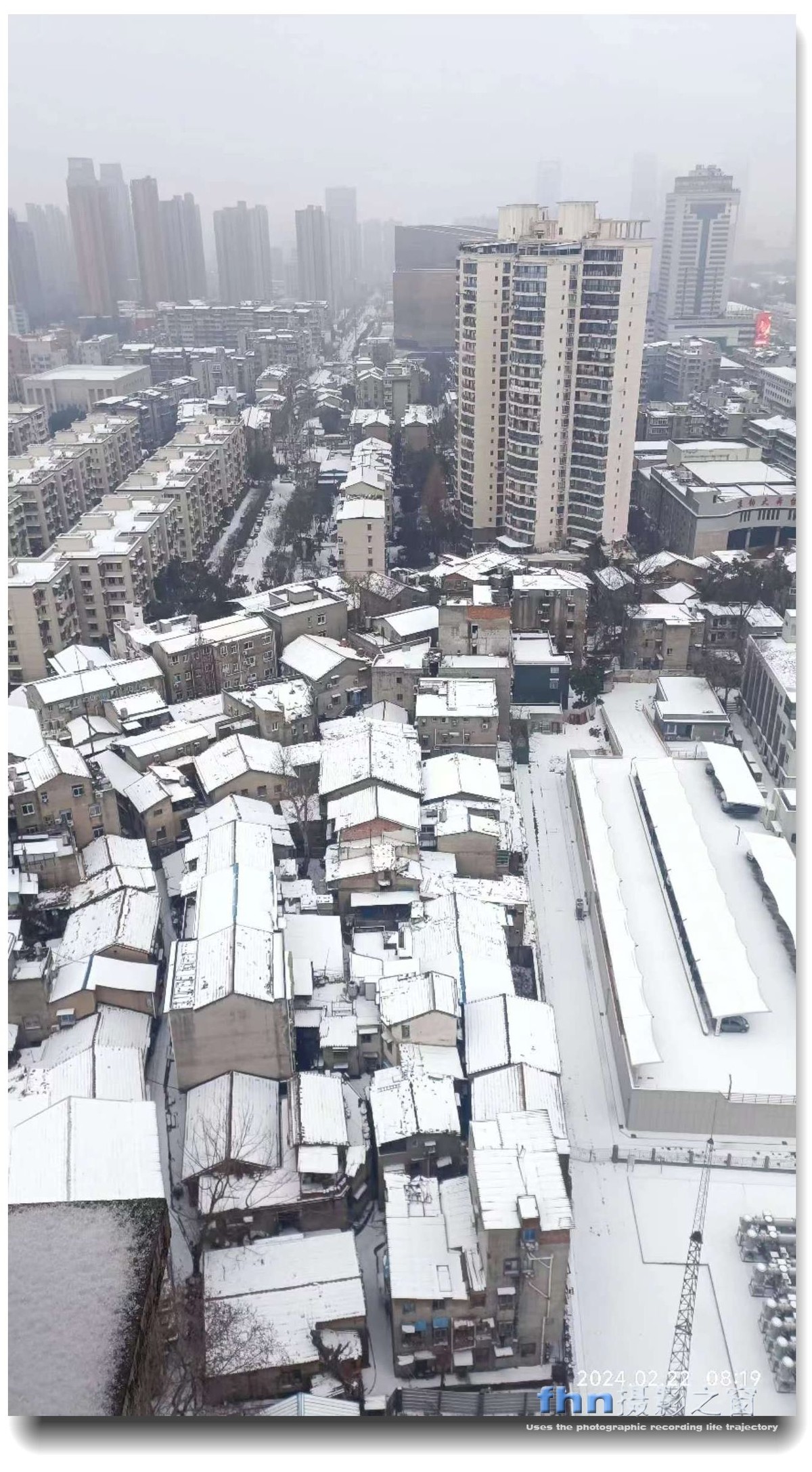 武昌街道口拍雪