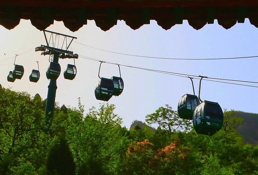 《不老松：纪实摄影》【大好河山系列报導】媧皇宫 (4)不一般的索道！