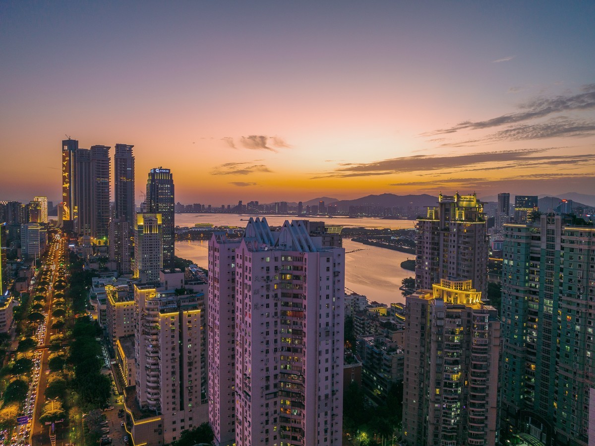 夕阳这么美，我该用什么理由分享给你？厦门