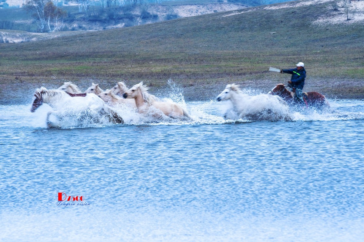 慢门 飞马踏水（1）